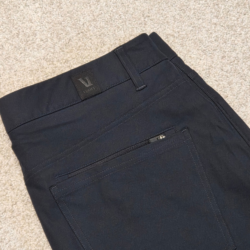 Vuori Meta Pant Black Mens 33 V430 Technical 5-Pocket Performance Trousers - Picture 2 of 11